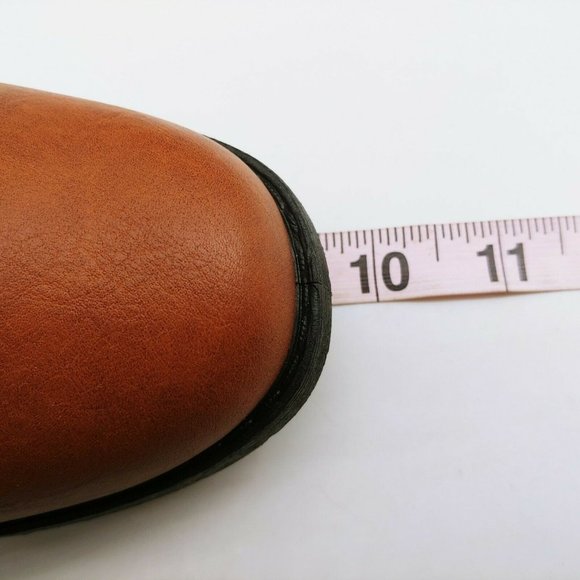 Wild Diva Lounge Tasha 04 Combat Boots Cognac New - Picture 5 of 10